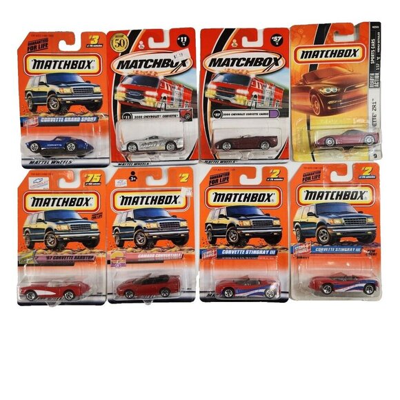 Matchbox Chevrolet Corvette Grand Sport Convertible ZR1 Cabrio Diecast Lot - Picture 1 of 16